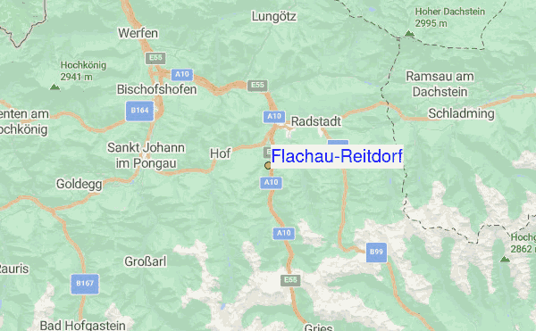Flachau-Reitdorf Location Map