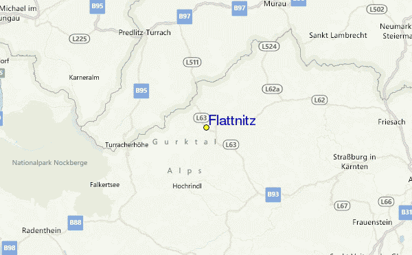 Flattnitz Location Map