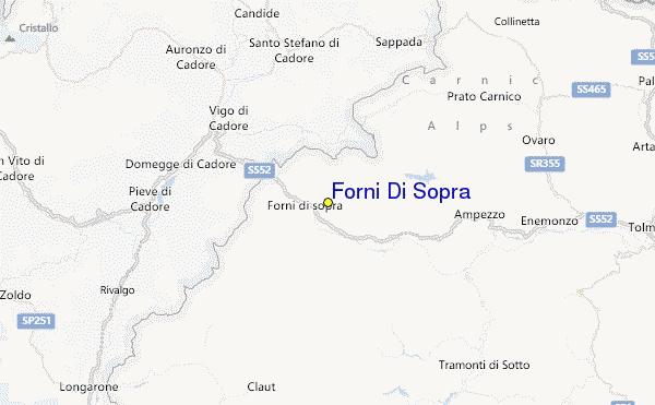 Forni Di Sopra Location Map
