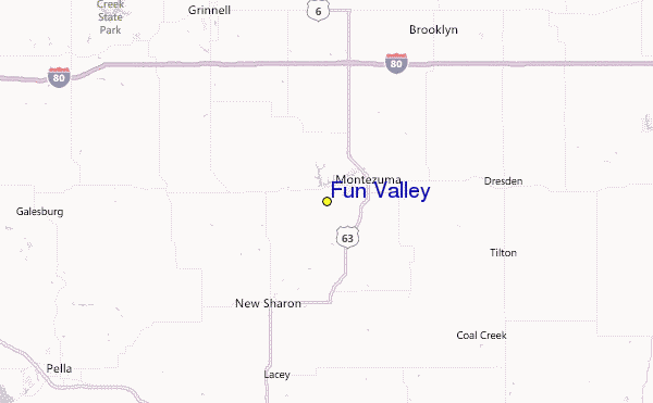 Fun Valley Location Map