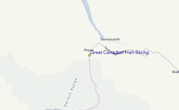 Great Canadian HeliSki Location Map