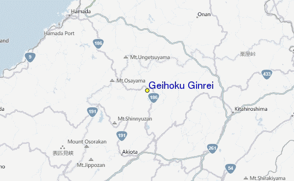 Geihoku Ginrei Location Map