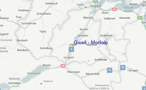 Giswil - Mörlialp Location Map