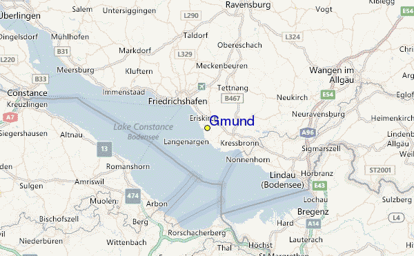 Gmund Location Map