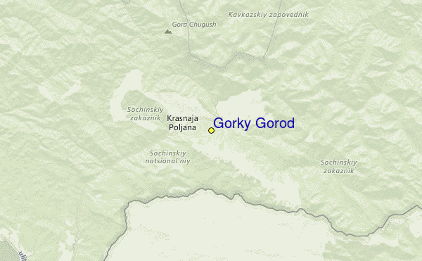 Gornaya Karusel Location Map