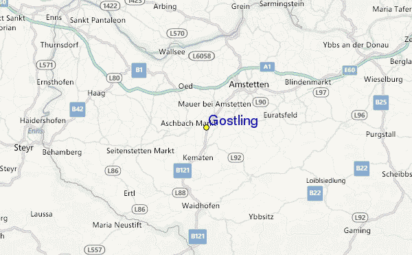 Gostling Location Map
