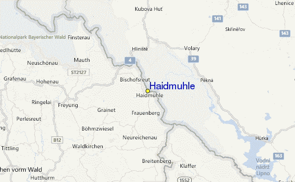Haidmühle Location Map