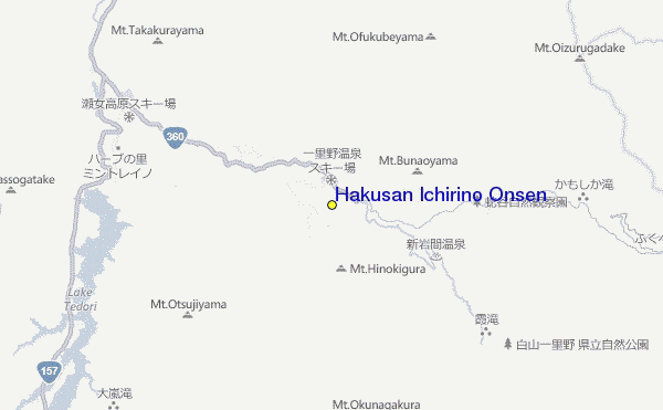 Hakusan Ichirino Onsen Ski Resort Guide, Location Map ... Hakusan Ichirino Onsen Ski Resort Guide, Location Map ...