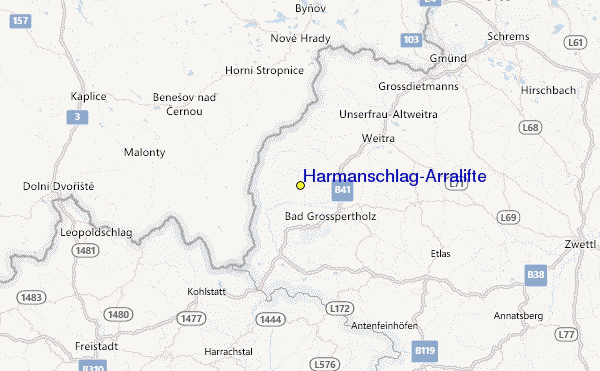 Harmanschlag/Arralifte Location Map