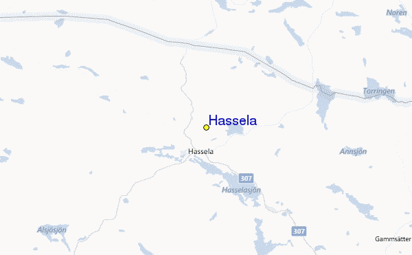 Hassela Location Map