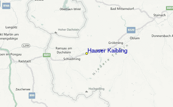 Hauser Kaibling Location Map