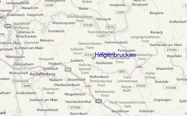 Heigenbrücken Location Map