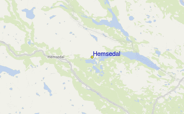 Hemsedal Location Map