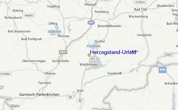 Herzogstand-Urfeld Location Map