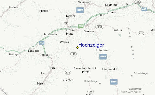 Hochzeiger Location Map