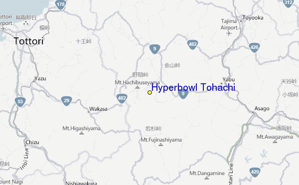 Hyperbowl Tohachi Location Map
