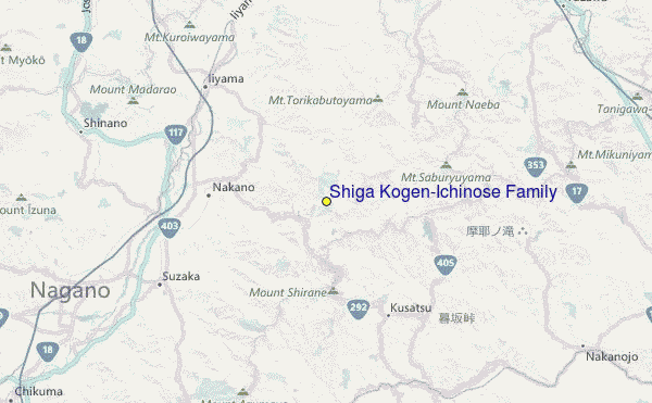 Ichinose Family Location Map