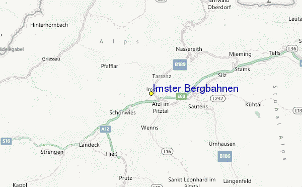 Imster Bergbahnen Location Map
