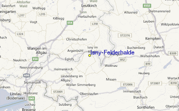 Isny/Felderhalde Location Map