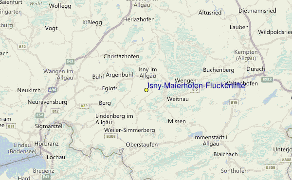 Isny-Maierhöfen/Fluckenlifts Location Map