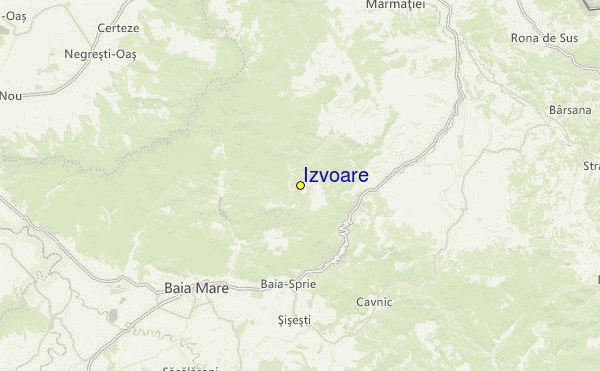 Izvoare Location Map