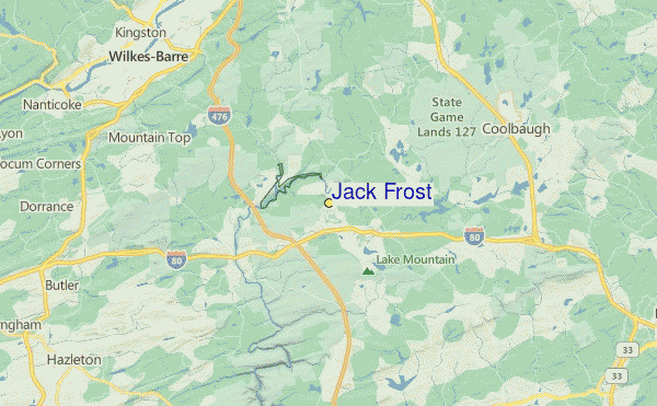 Jack Frost Location Map