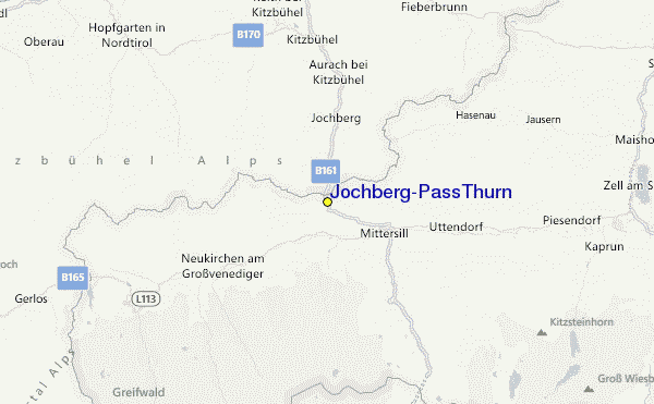 Jochberg/PassThurn Location Map