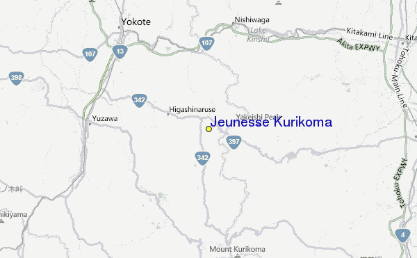 Jeunesse Kurikoma Location Map