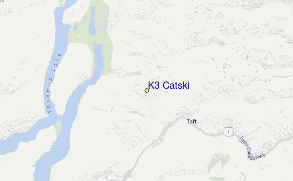 K3 Catski Location Map