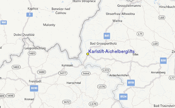 Karlstift/Aichelberglifts Location Map