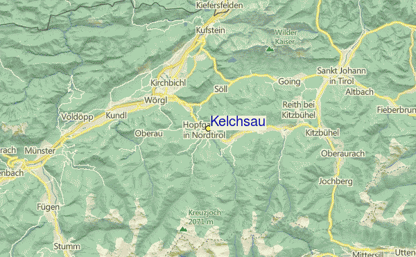Kelchsau Location Map
