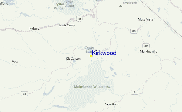 Kirkwood Location Map