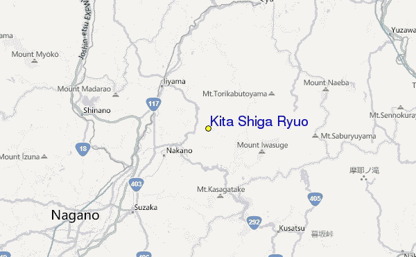 Kita Shiga Ryuo Location Map
