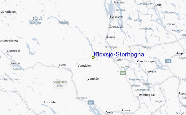 Klövsjö-Storhogna Ski Resort Guide, Location Map & Klövsjö-Storhogna