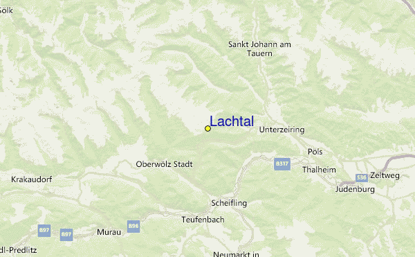 Lachtal Location Map