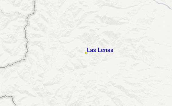 Las Lenas Location Map