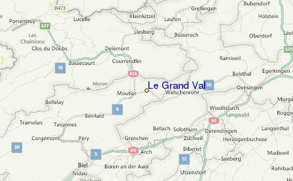 Le Grand Val Location Map