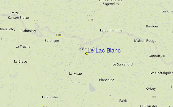 Also see our detailed Weather Map around Le Lac Blanc , which will ...