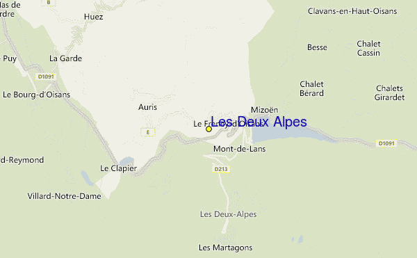 Les Deux Alpes Ski Resort Guide, Location Map & Les Deux ...