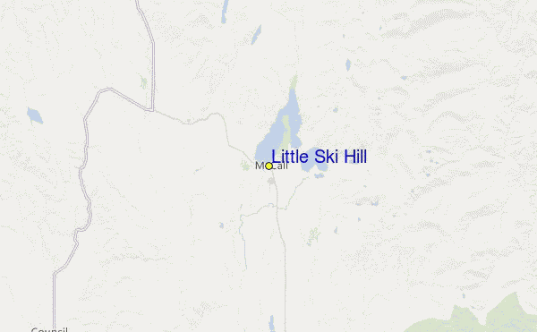 Little Ski Hill Location Map