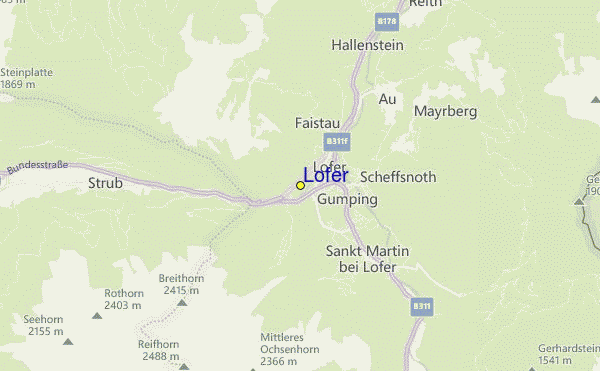 Lofer Ski Resort Guide, Location Map & Lofer ski holiday accommodation