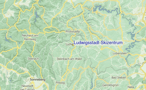 Ludwigsstadt/Skizentrum Location Map