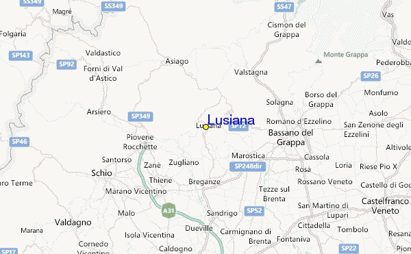 Lusiana Location Map