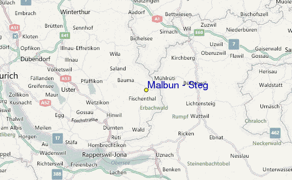 Malbun - Steg Location Map
