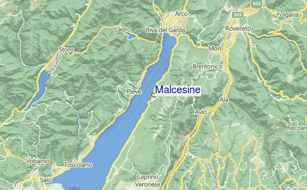 Malcesine Location Map
