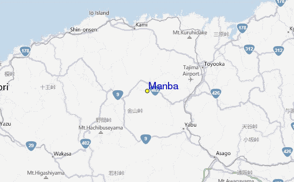 Manba Location Map