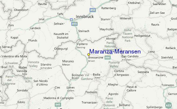 Maranza/Meransen Ski Resort Guide, Location Map & Maranza/Meransen ski