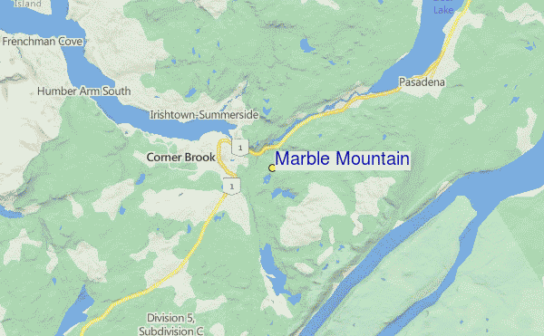 Marble Mountain Location Map