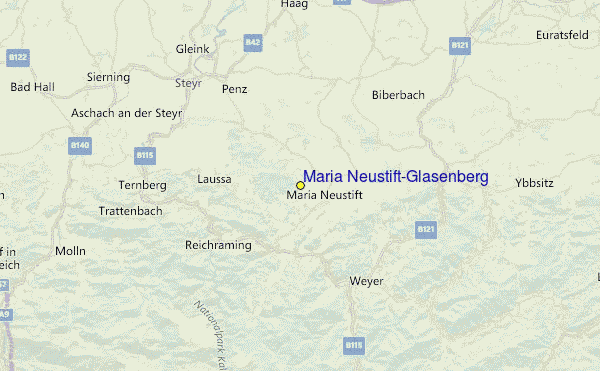 Maria Neustift/Glasenberg Location Map