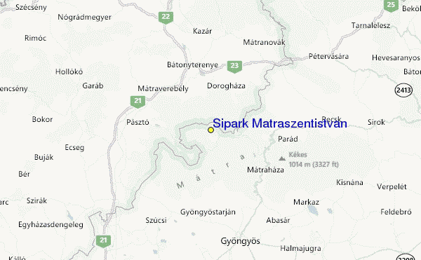 Mátra Location Map